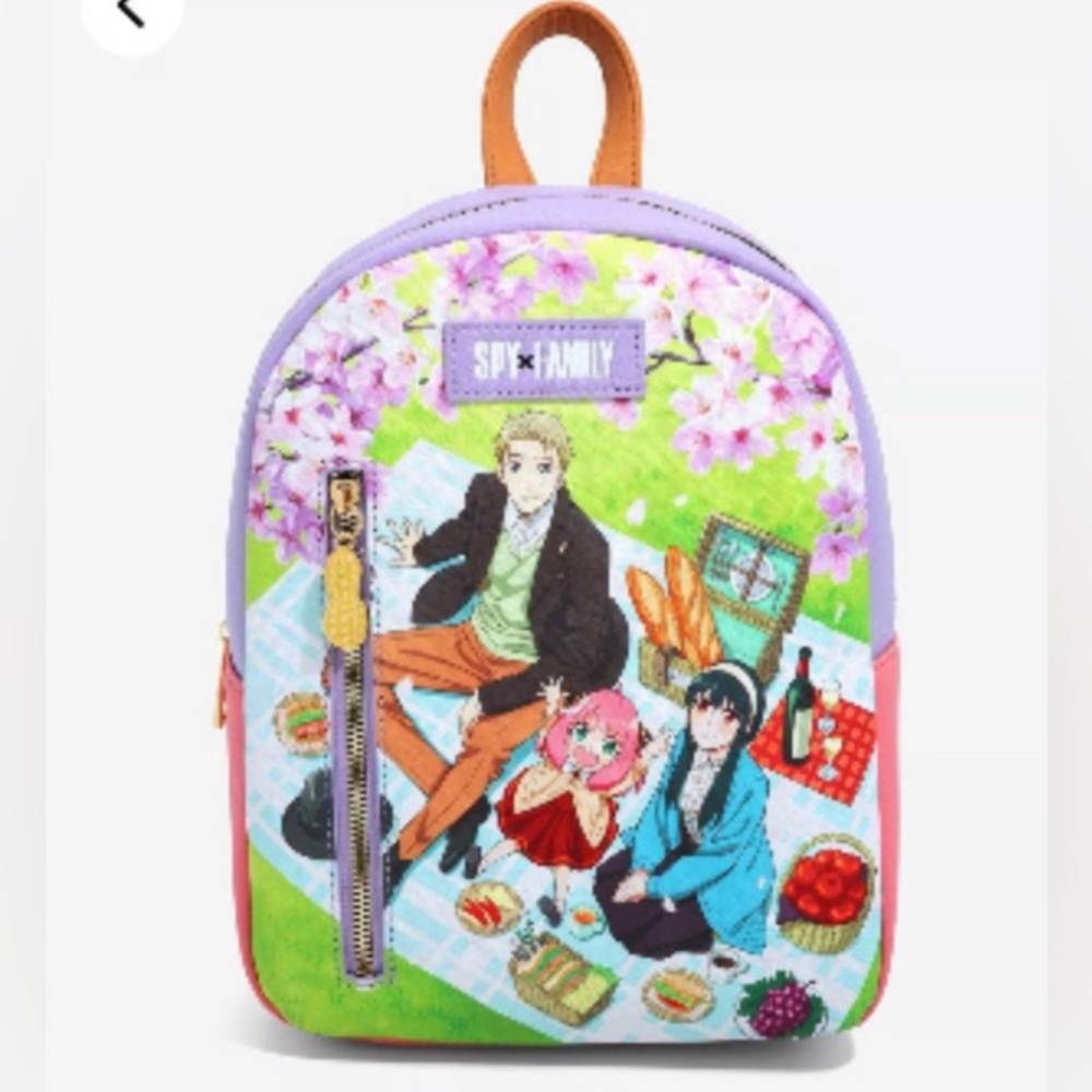 Spy × Family Forger Picnic Mini Backpack by Bioworld  NWT
